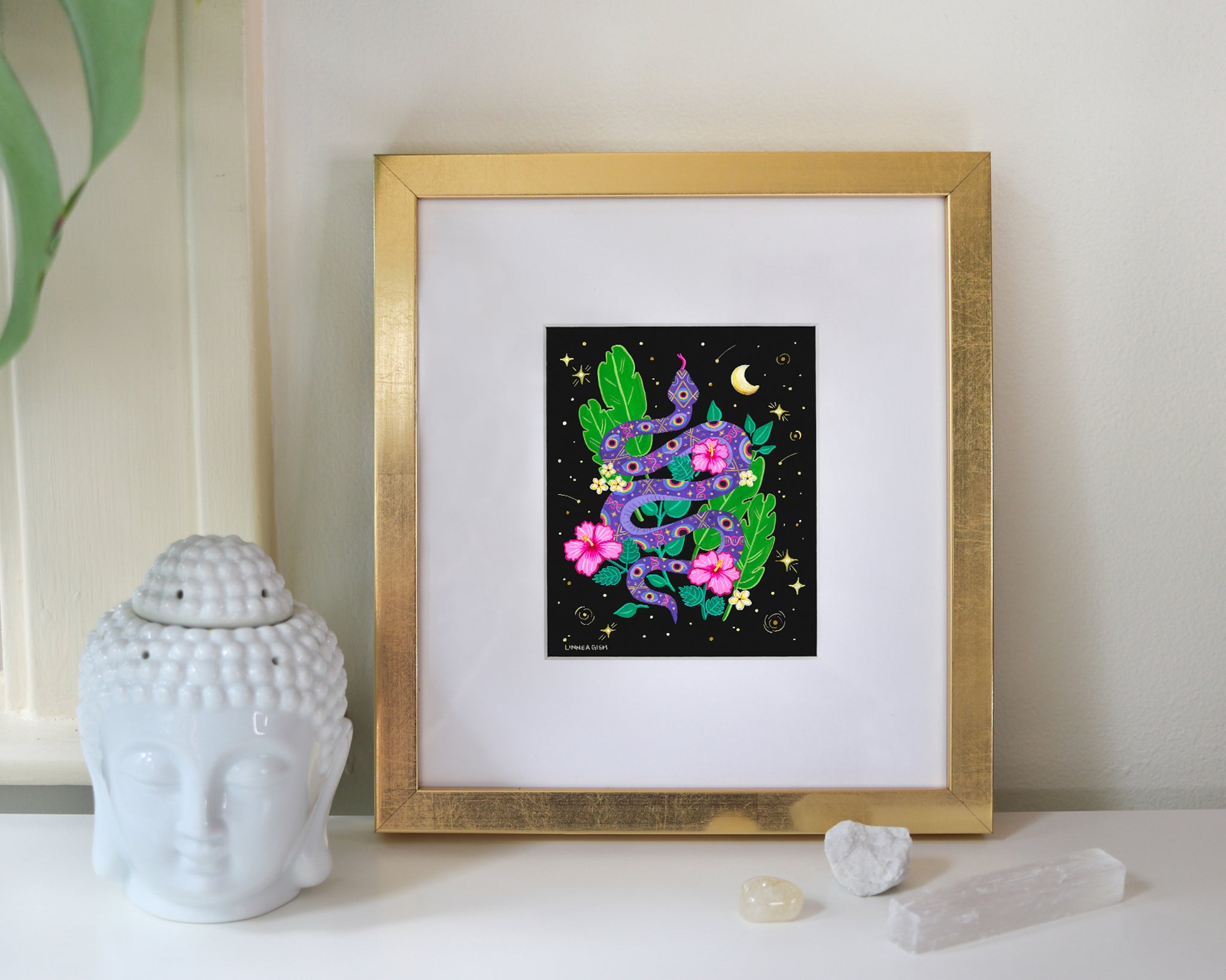 Cosmic Serpent (Original Painting) – Linnea Gish
